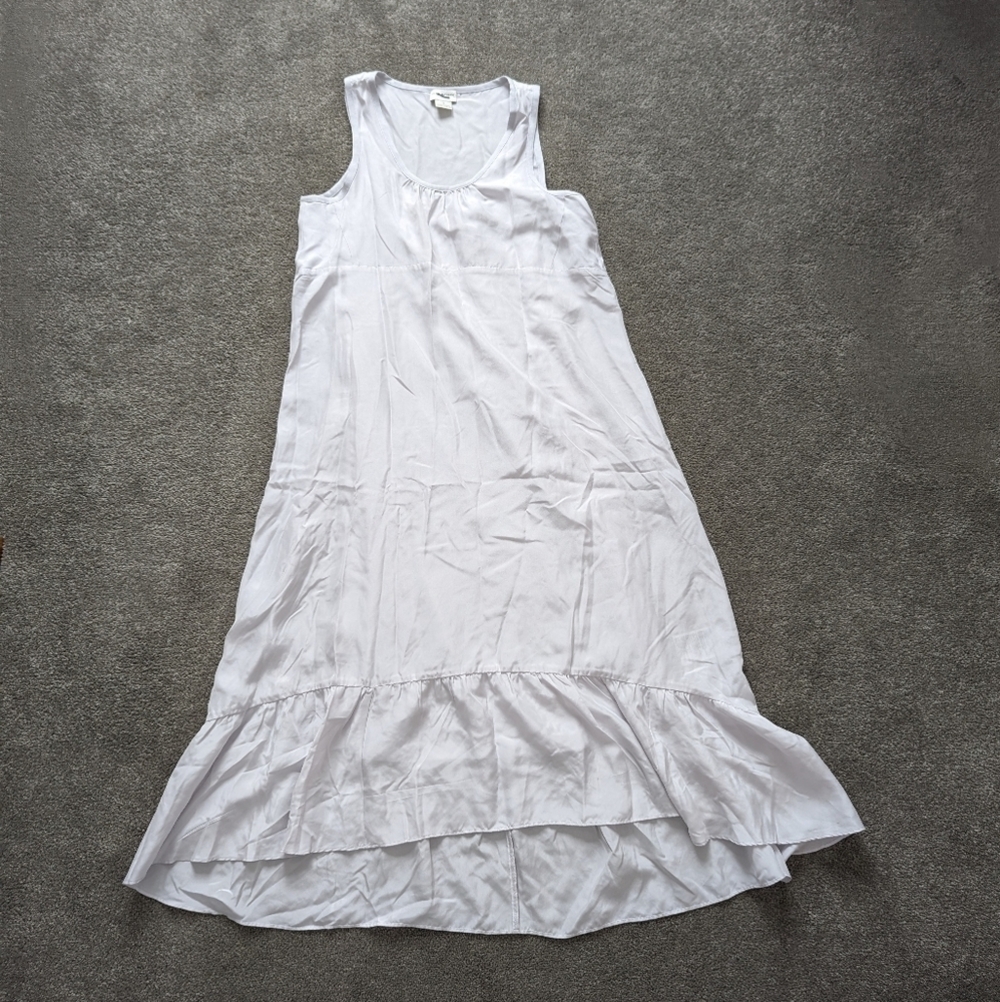 Club Monaco Silk Parachute Maxi Dress Size Medium Oversized - Picture 6 of 15